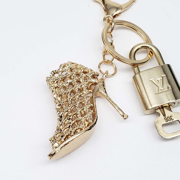 Louis Vuitton Lock & Key with unbranded Bagcharm, Keycharm, Keychain - Picture 5 of 8